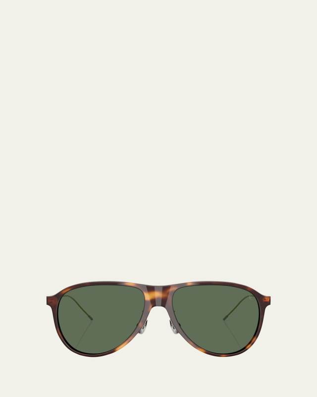 0BC4011S Acetate Aviator Sunglasses